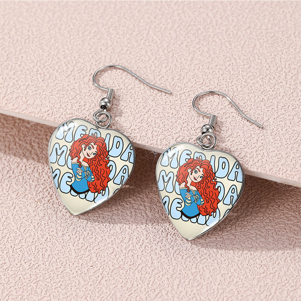 Alloy Beauty and Beast Earrings (Minimo de compra 5) MIC-XiangL115