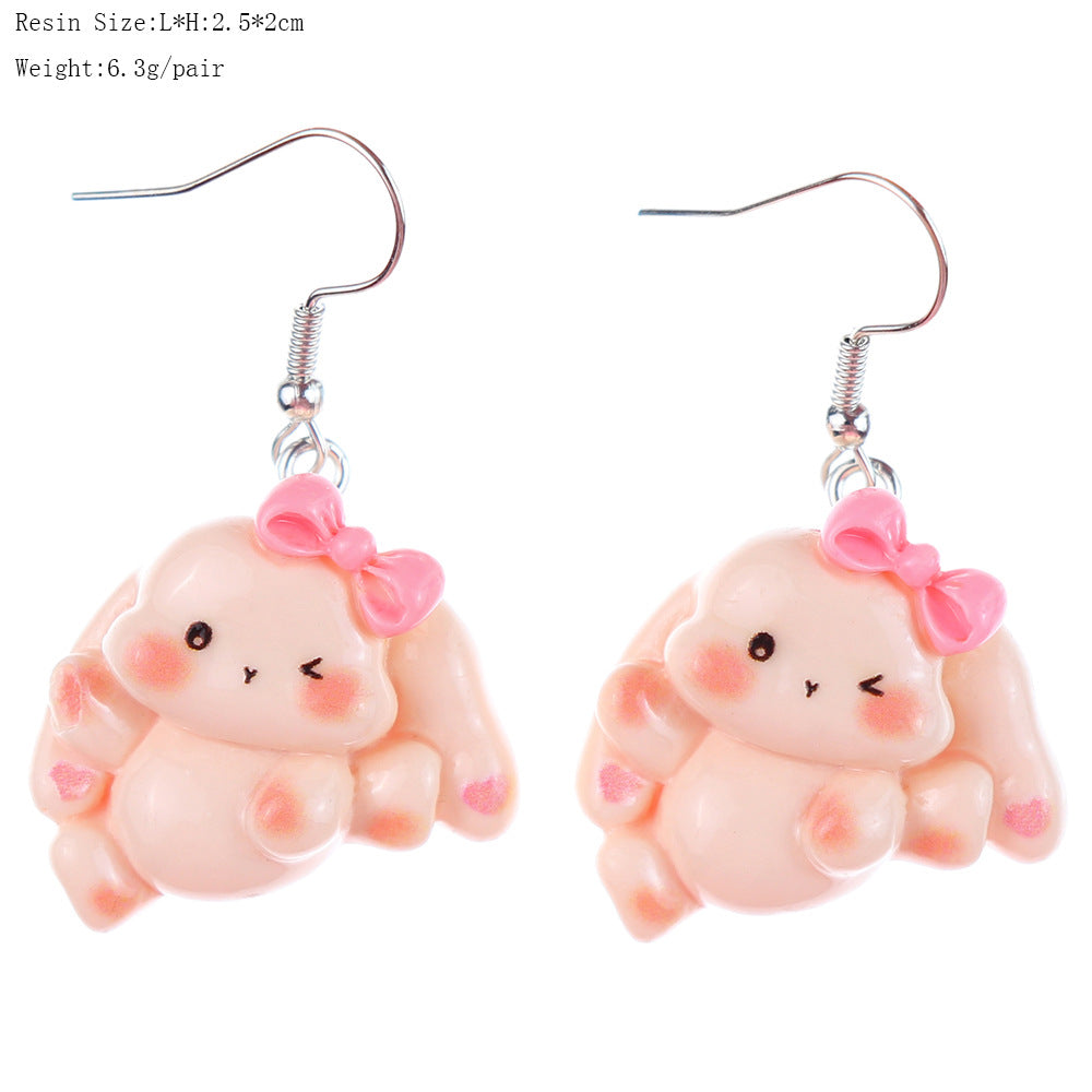 Alloy cartoon earrings MYA-NiQ045