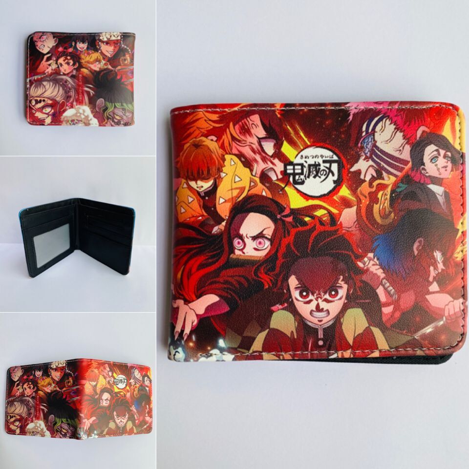 cartoon printed short PU zipper wallet (M) ChangYuan016