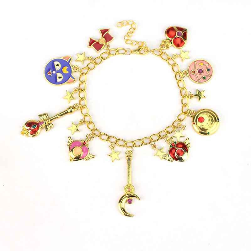 Alloy Beauty Girl Warrior Bracelet MIC-AiWen010