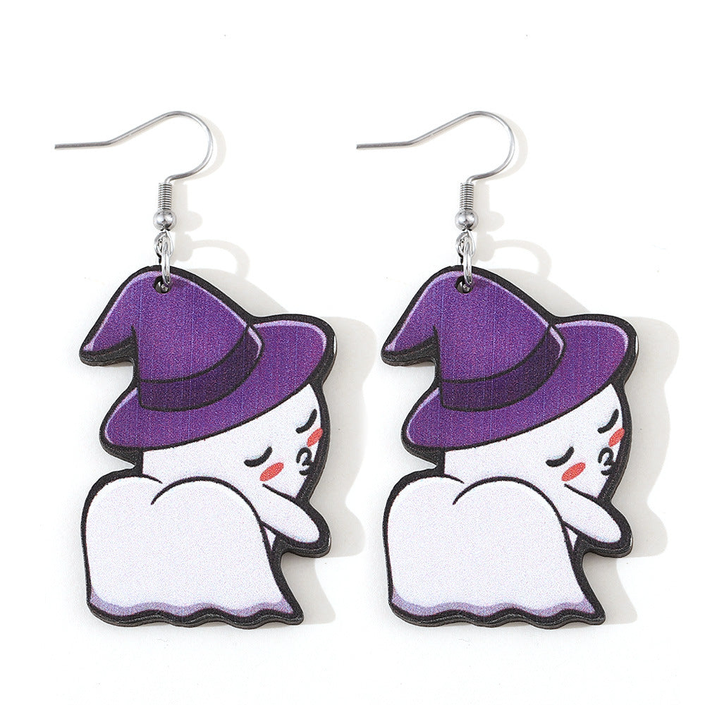 Acrylic New Halloween Collection Earrings (Minimo de Compra 2) MYA-ChuL003