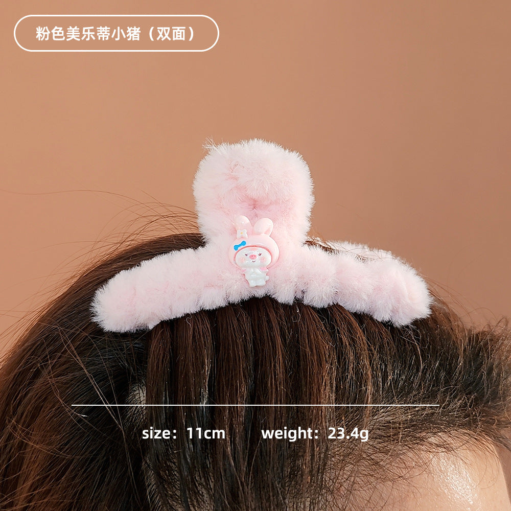 Plush cartoon cute hair clip MYA-WoD006