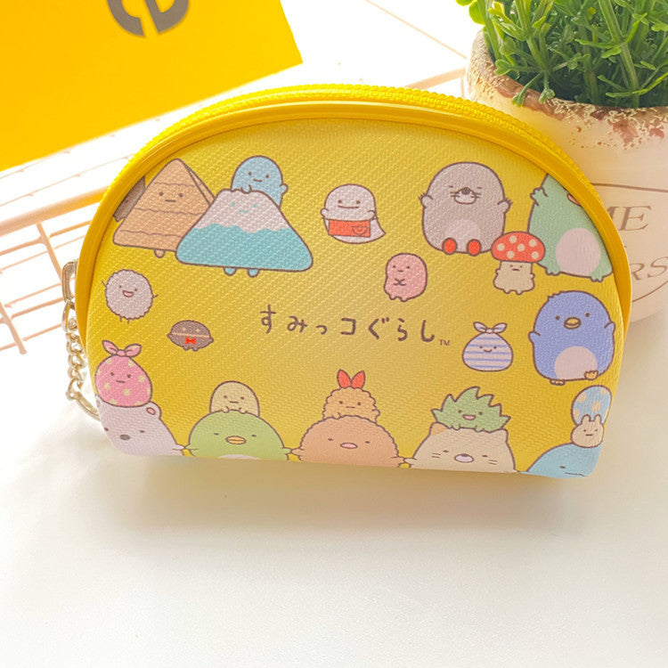 PU Cartoon Cute Half Round Wallet (Minimo de compra 3) MYA-XingB002