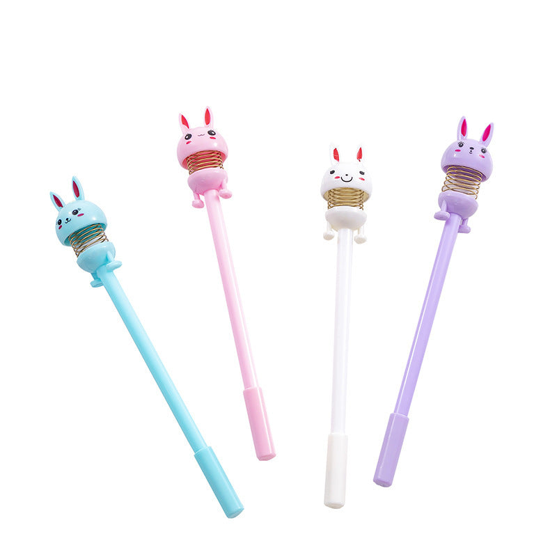 Ballpoint Pen Plastic Cute Rabbit Shaking Gel Gel Pen MPai003