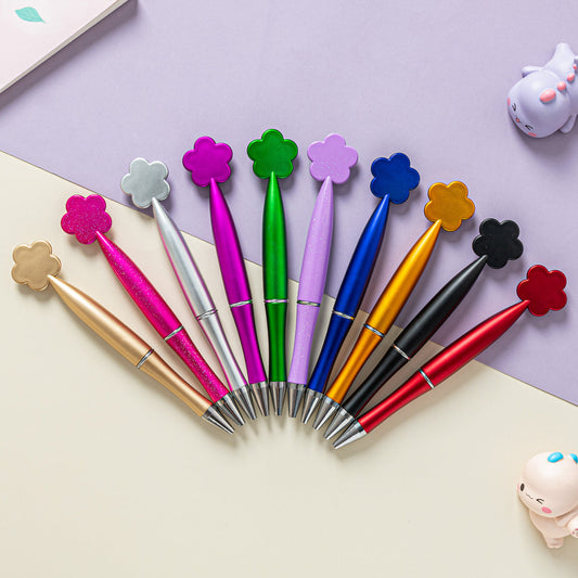 Ballpoint Pen Plastic Cartoon Flowers Gel Pen HongD002