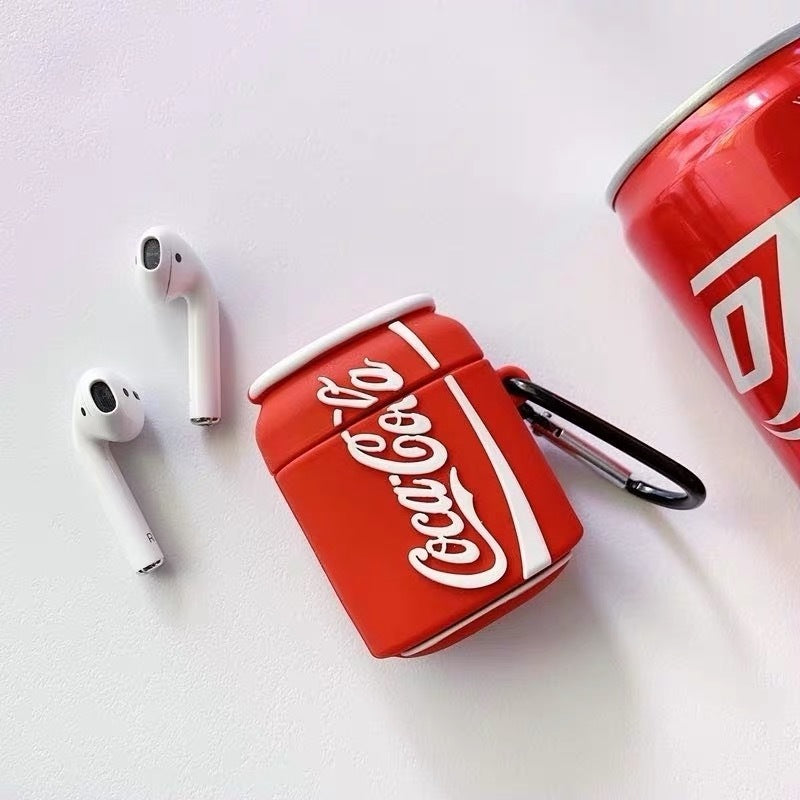 Silicone canned carbonated earphone case (Minimo de compra 2) MIC-JLF019