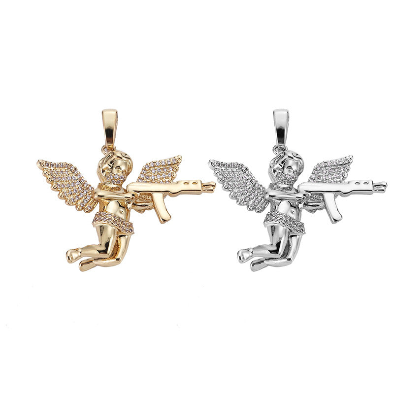 Necklaces Stainless Steel Cute Angel Xuanh002