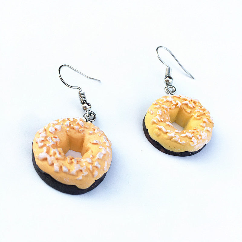 Acrylic New Donut Earrings (Minimo de Compra 2) MIC-ChouT037