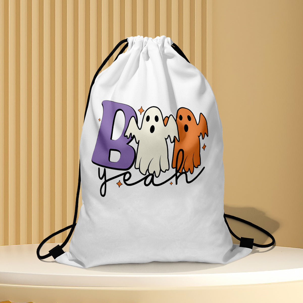 Polyester Halloween drawstring backpack (Minimo de Compra 2) MYA-QB003