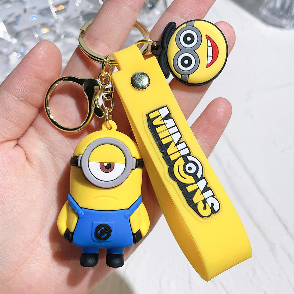 PVC cartoon yellow cute keychain MYA-QiC038