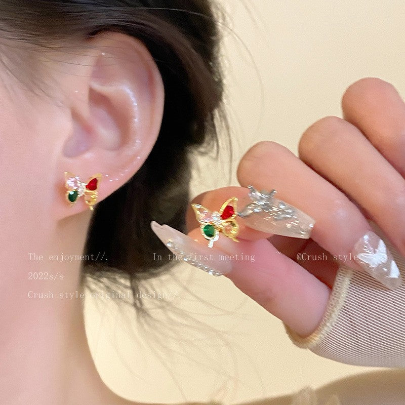 Resin versatile cherry earrings (Minimo de Compra 2) MIC-JinK004