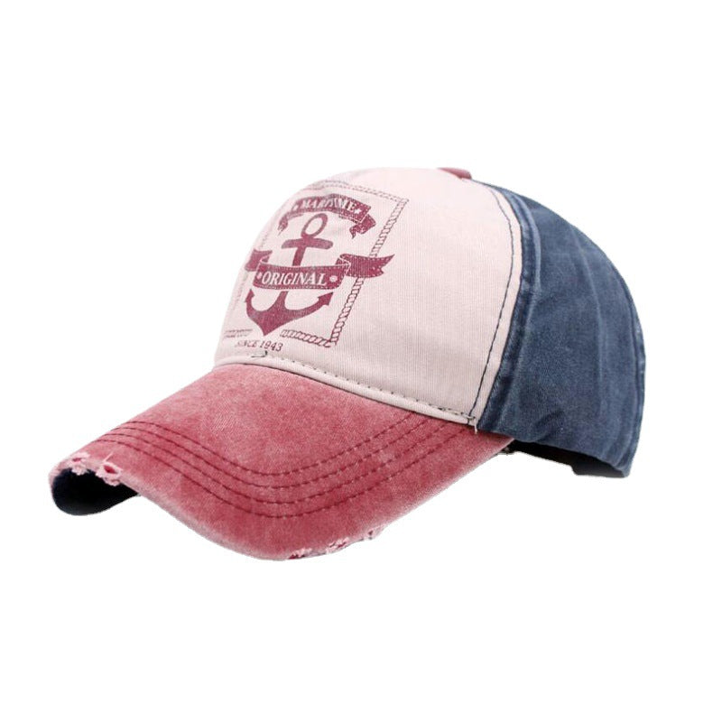 Cotton boat anchor retro Baseball cap (Minimo de compra 2)  MYA-BoD001