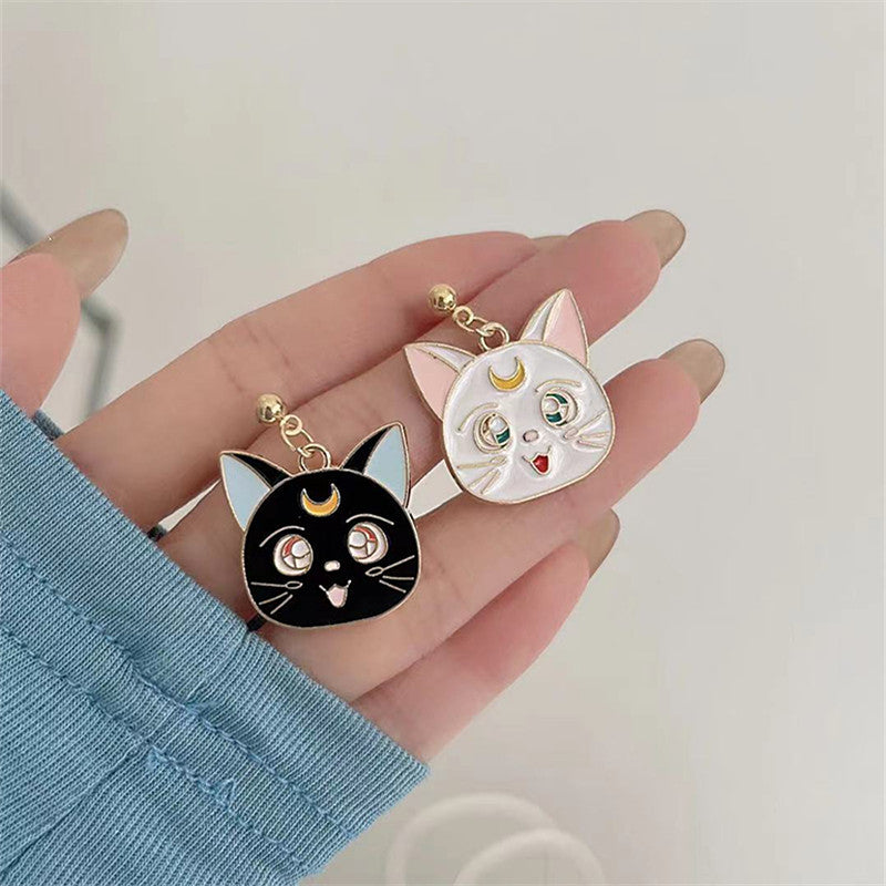 Alloy cute cat earrings (Minimo de compra 2) MIC-AiM007