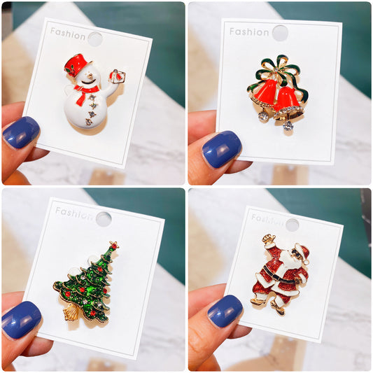 Alloy Santa Claus brooch (Minimo de compra 2) MYA-YiM044