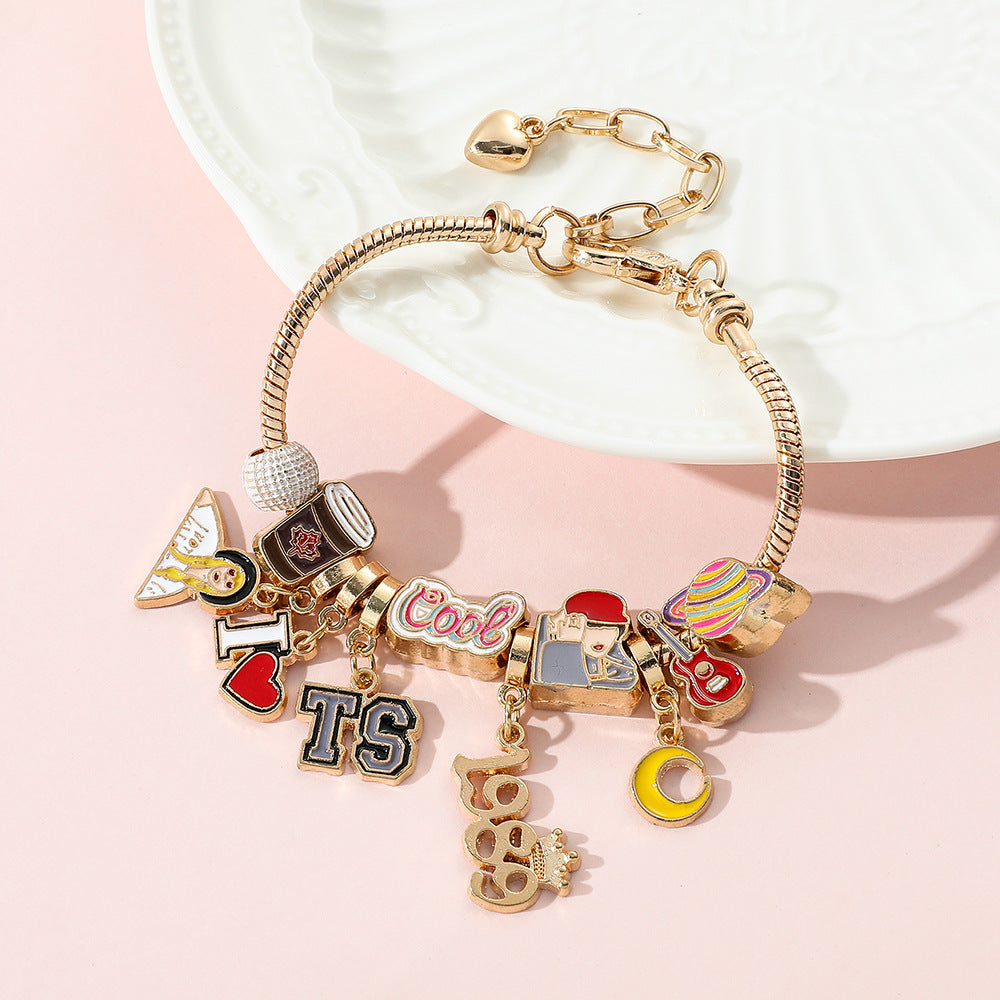 Alloy cartoon bracelet (Minimo de Compra 5) MIC-ZhuoX029