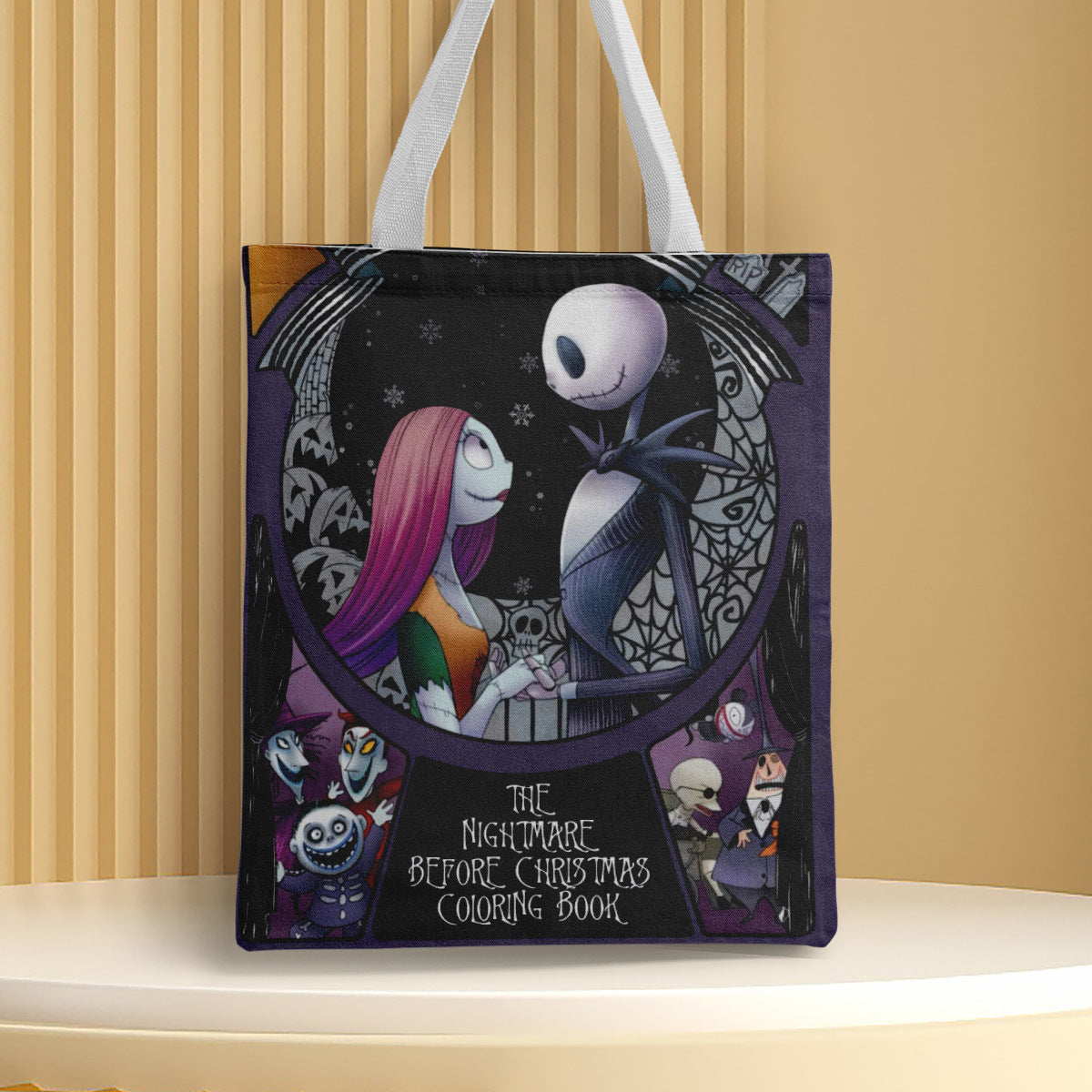 Polyester Halloween canvas shoulder bag (Minimo de Compra 2) MYA-QB010