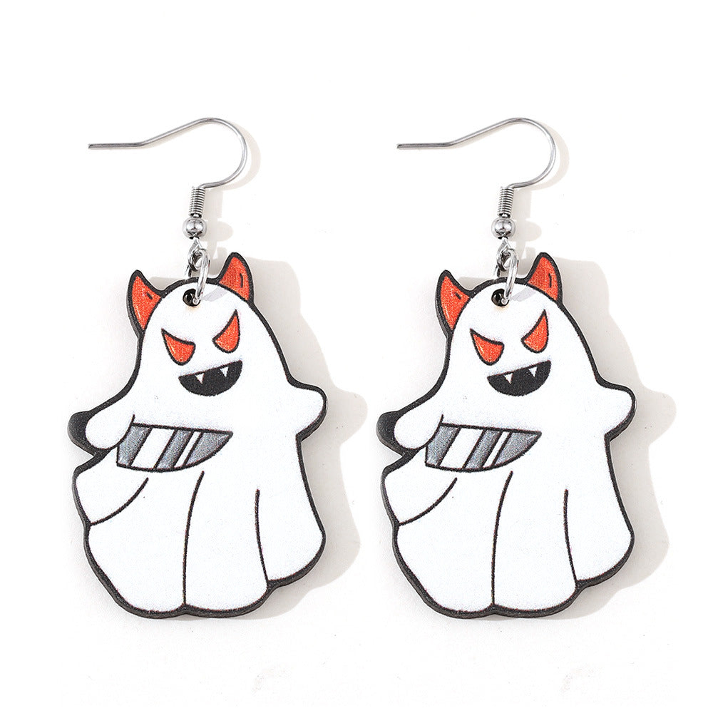 Acrylic New Halloween Collection Earrings (Minimo de Compra 2) MYA-ChuL003