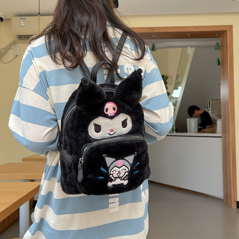 Shoulder Bag Plush Cartoon Casual (S) ZeZ001