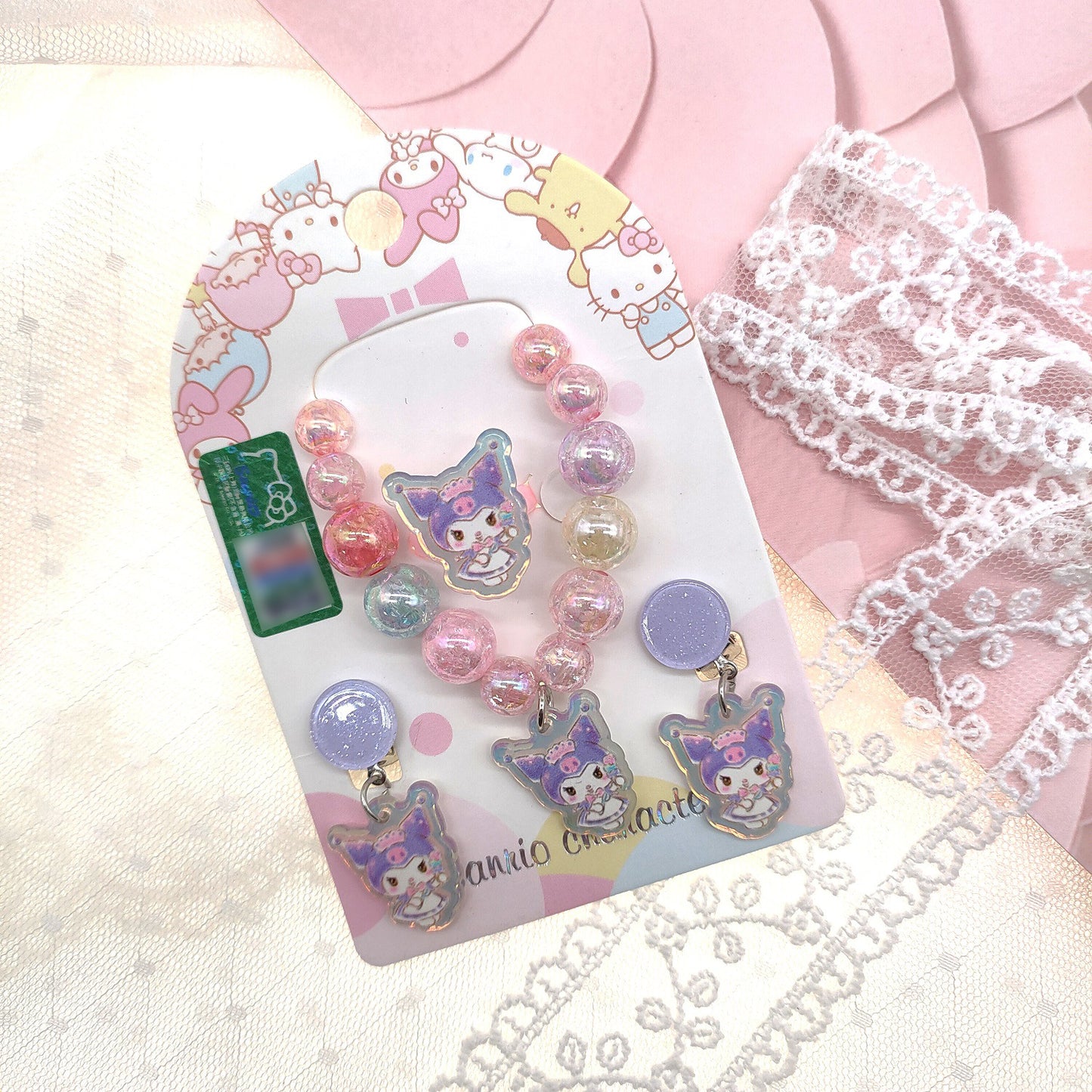 Silicone cute cartoon bracelet ear clip (Minimo de compra 10)  MIC-LangK015