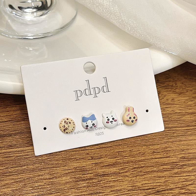 Alloy Sweet and Cute Cartoon Earrings MIC-HanS012