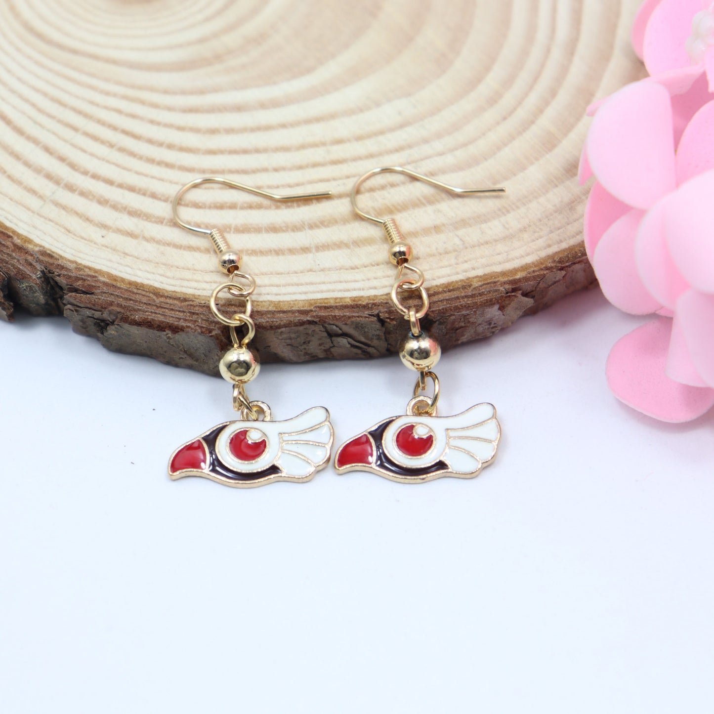 Alloy versatile cherry blossom earrings (Minimo de Compra 2) MIC-XuXin001