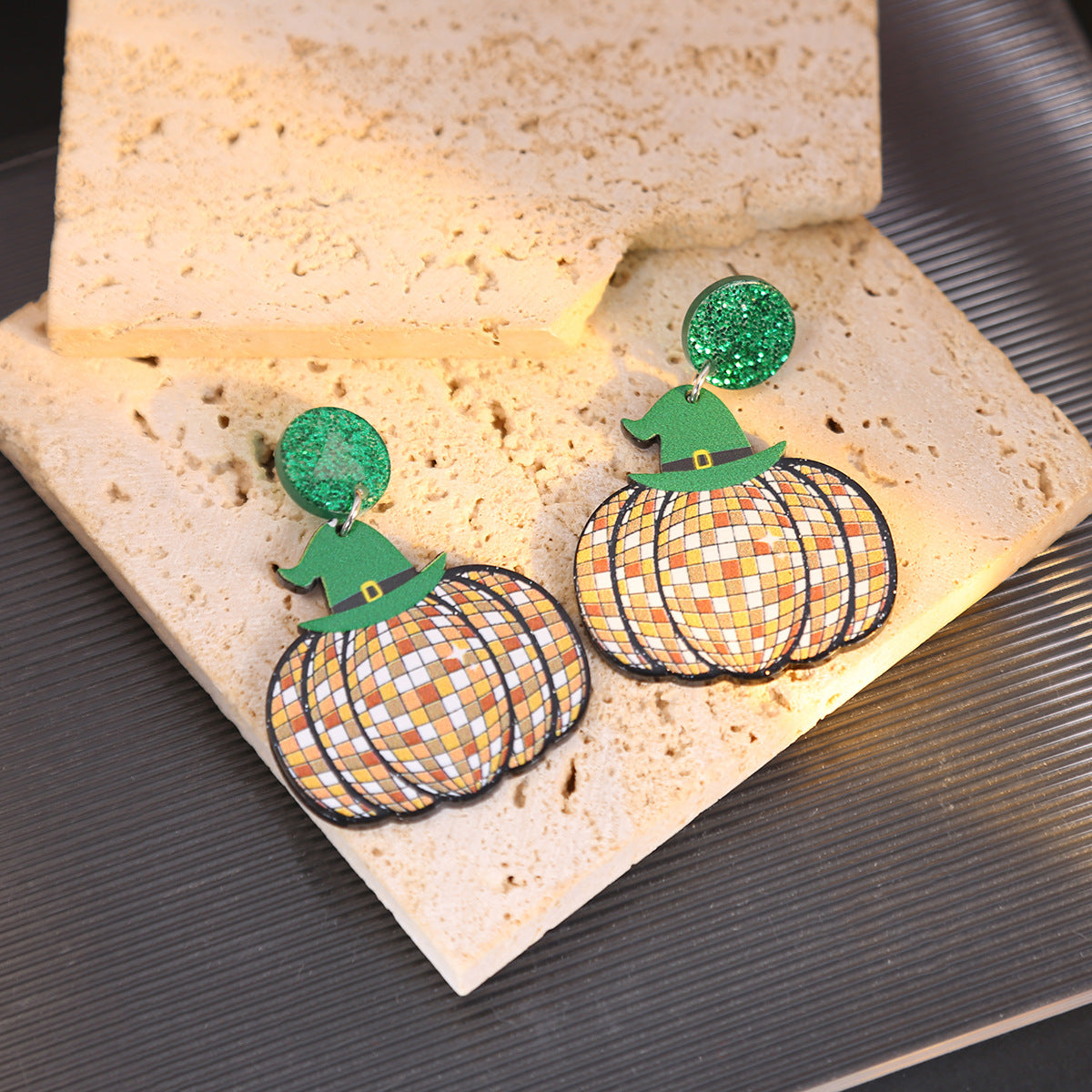 Alloy cartoon pumpkin earrings MYA-MDD184