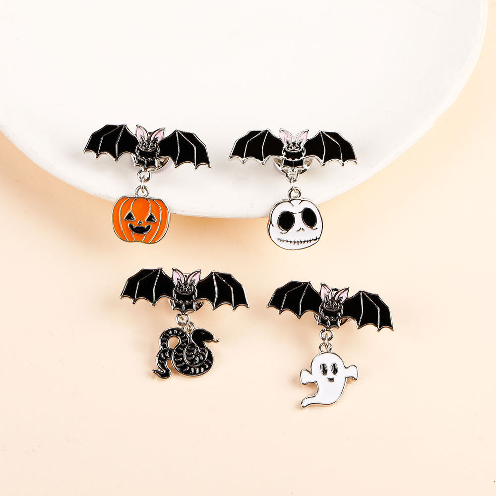 Alloy pumpkin dark brooch (Minimo de Compra 2) MIC-ZhiJ003