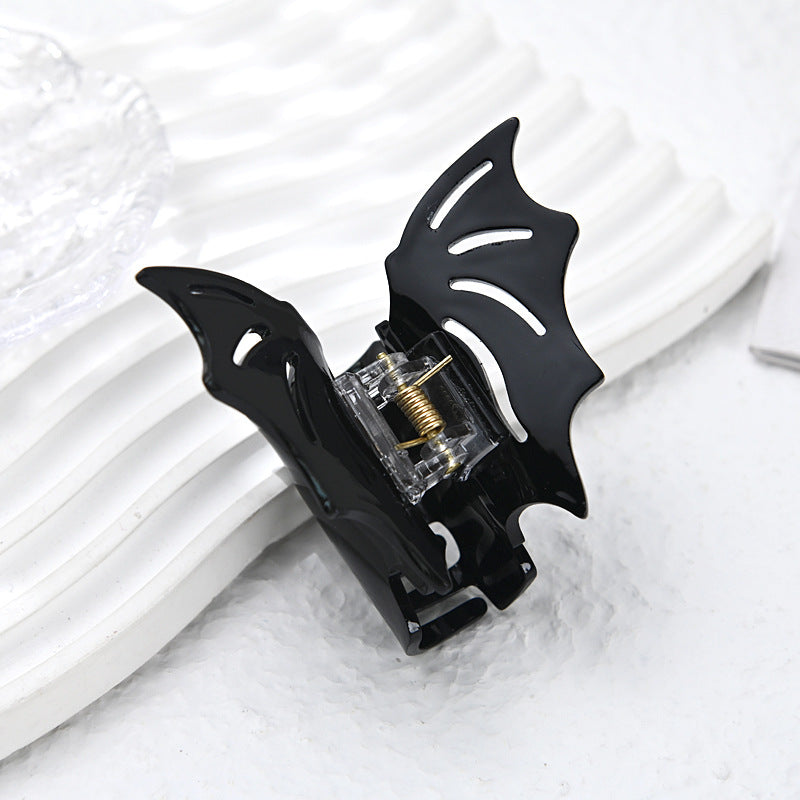 Plastic Halloween Pumpkin Bat Hair Clip (Minimo de Compra 10) MIC-HangX004