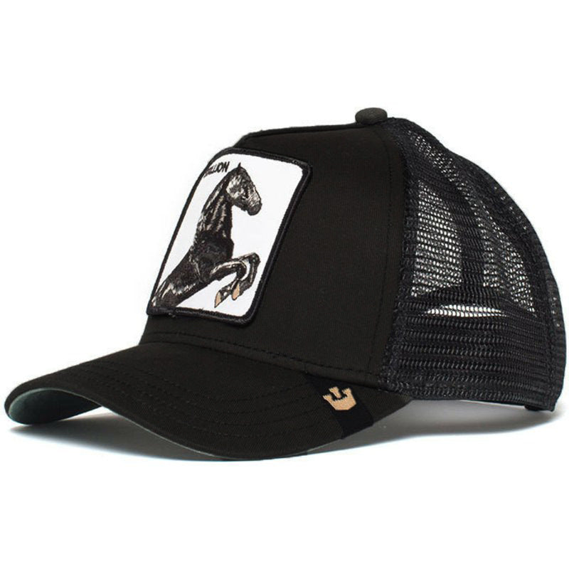 Cotton cartoon black leopard rooster Baseball cap MYA-JingK014