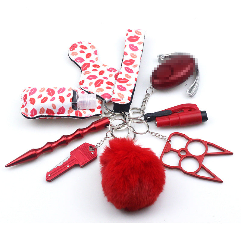 10pcs Zinc Alloy Keychain Set MOQ≥2 ChaoH059