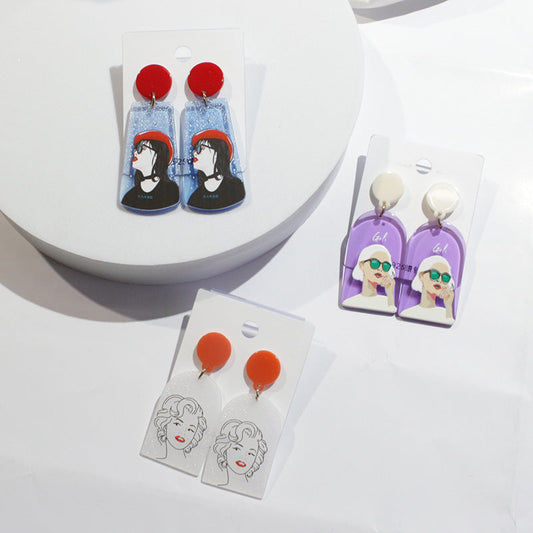 2023 Cute Cartoon earrings Minimo de Compra 2) MIC-PingH003