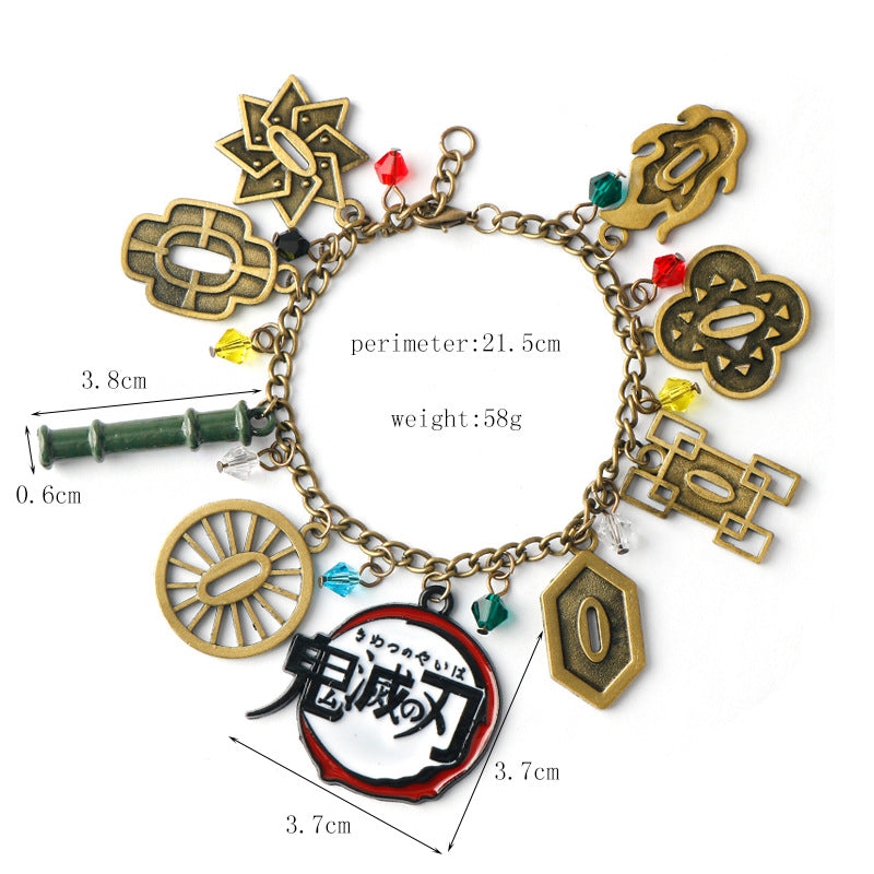 Cartoon Alloy Bead Bracelet MYA-AiW004