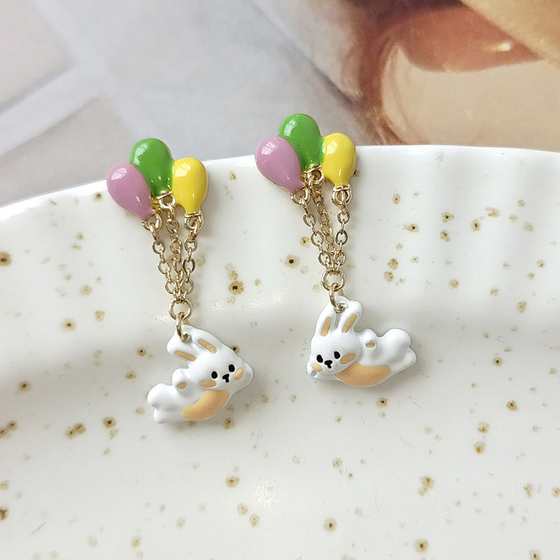 Alloy Cute Candy colored Balloon Earrings MYA-BLD101