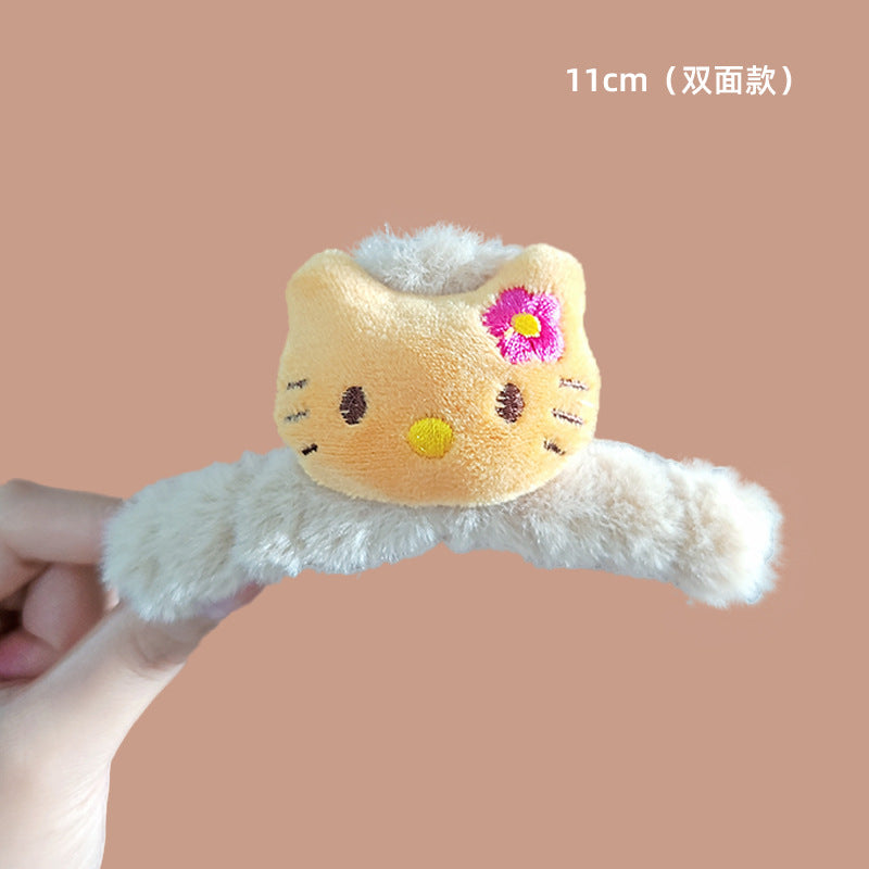 Plush cartoon cute hair clip MYA-WoD005