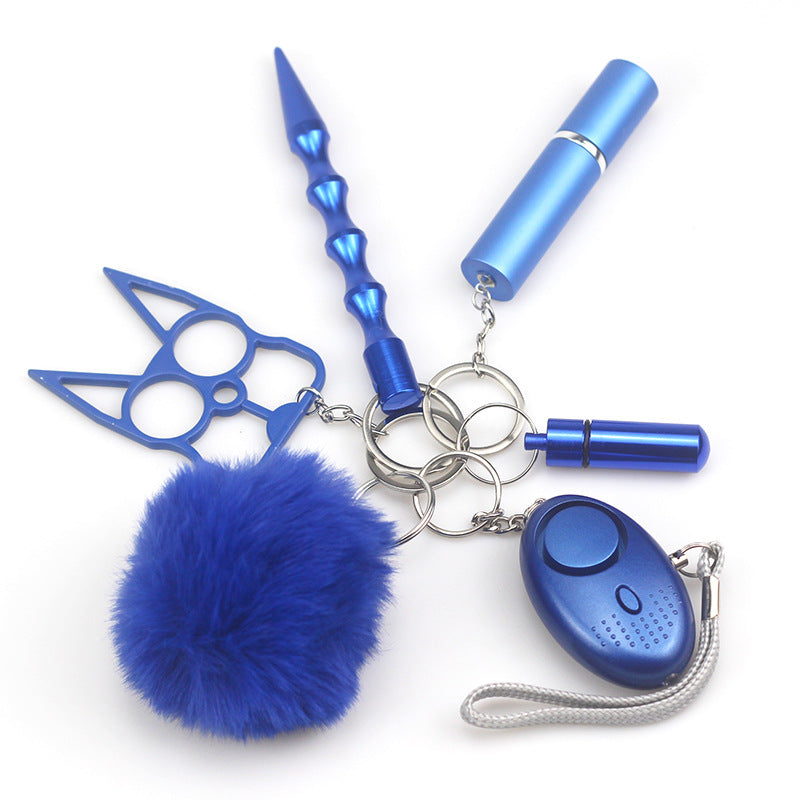 Keychains Alloy Hair Ball  6pcs MOQ≥2 ChaoH071