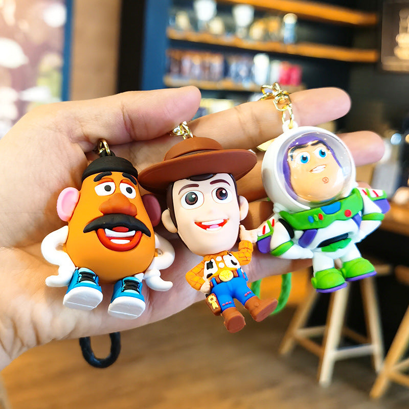 keychain PVC Trendy Cartoon (F) MIC-JiaX003