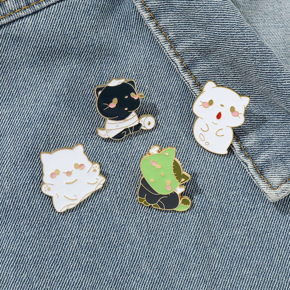 Alloy Halloween Ghost Cat brooch (Minimo de Compra 2) MIC-ShengY044