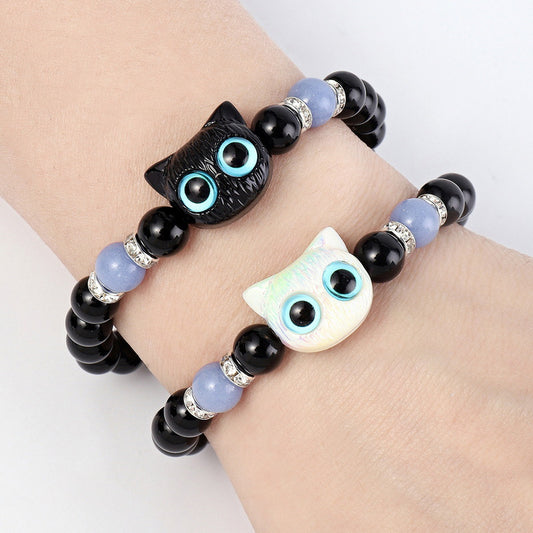 Alloy Cute Cute Little Cat Bracelet MYA-ChuY016