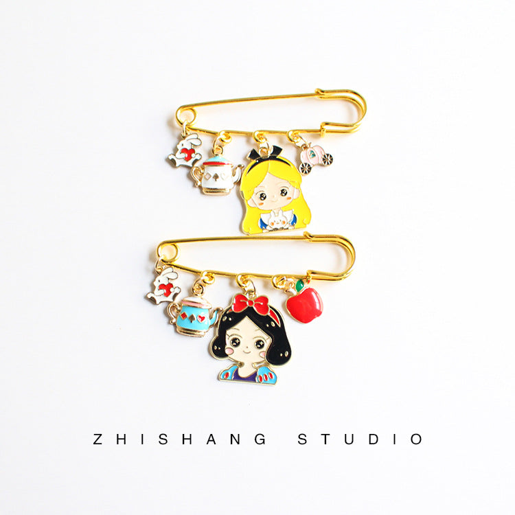 Alloy cartoon ice and snow mystery brooch (Minimo de Compra 2)  MIC-ZhiS042