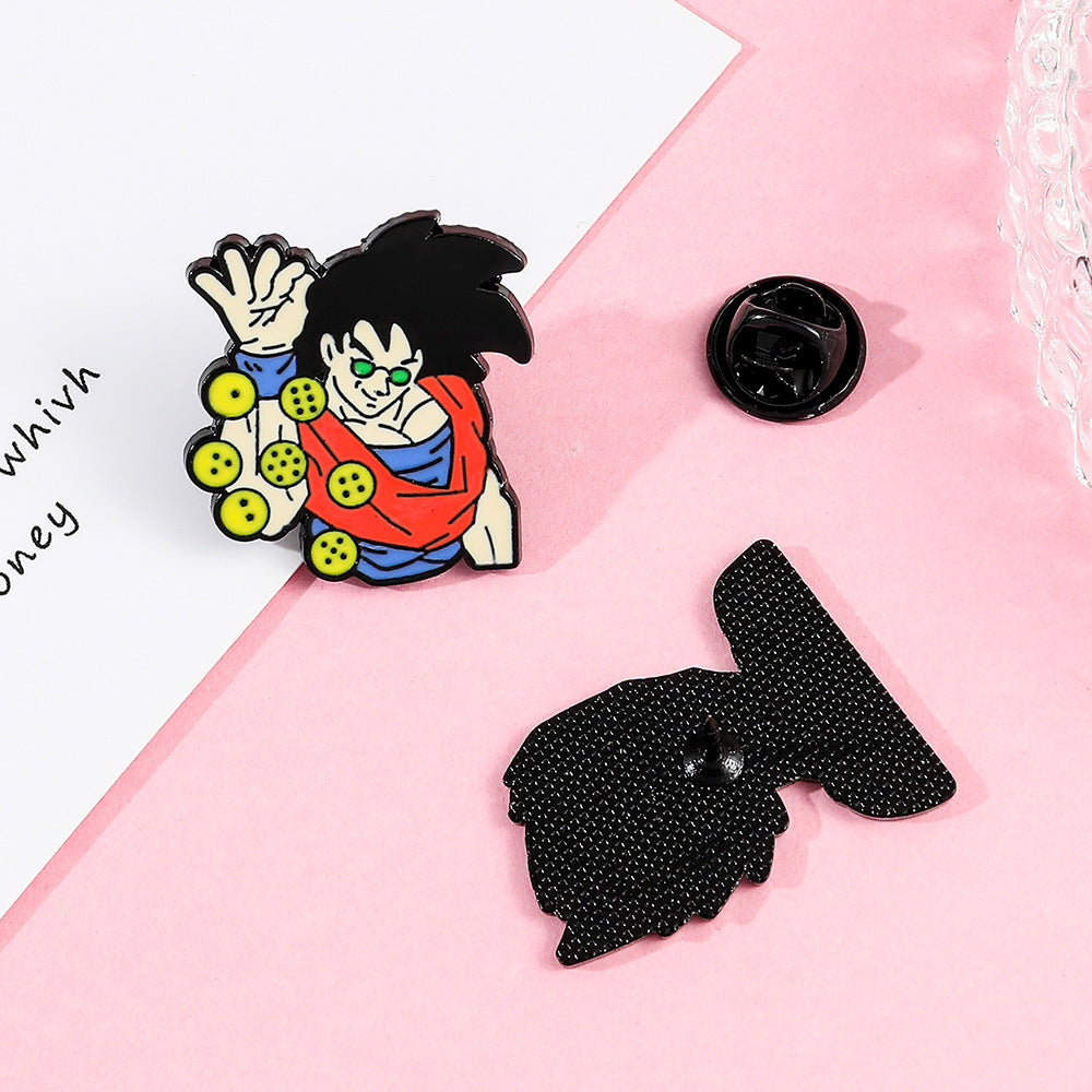 Alloy Cartoon Seven Dragon Ball brooch (Minimo de Compra 10) MIC-ShengY019