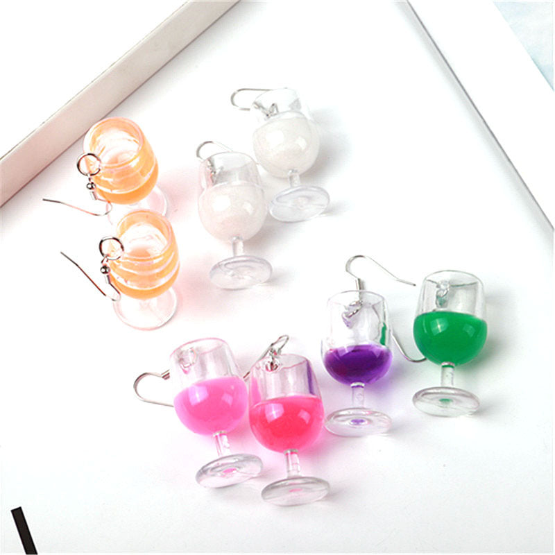 Acrylic Mini Sexy Cup Earrings MYA-ChouD044