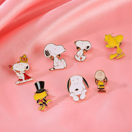 Alloy cute cartoon anime brooch MIC-QiSen015