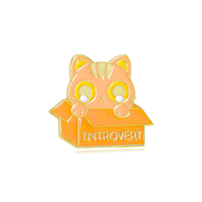 Alloy cartoon cat brooch (Minimo de Compra 5) MIC-YiN033