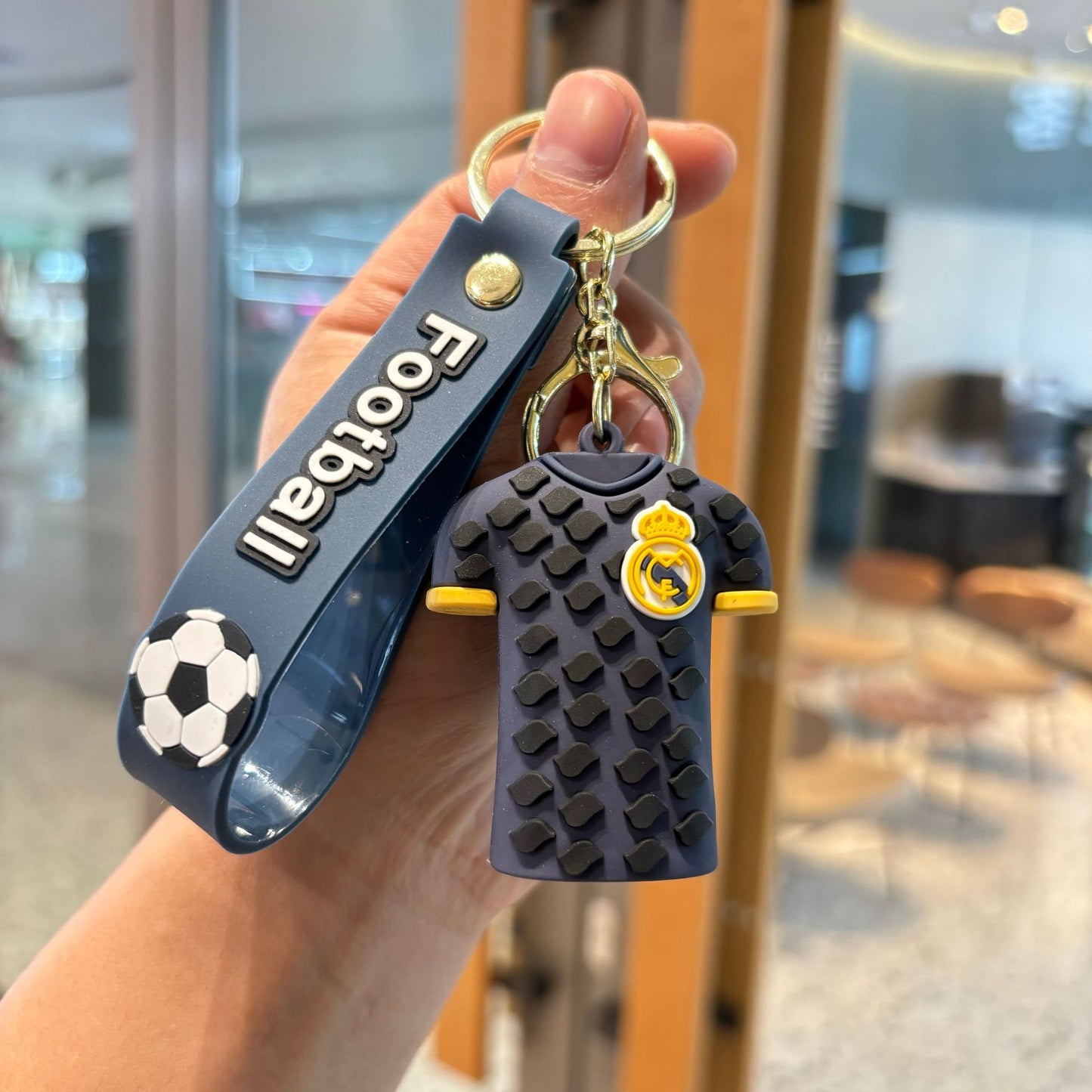 PVC football jersey keychain MIC-PengY048