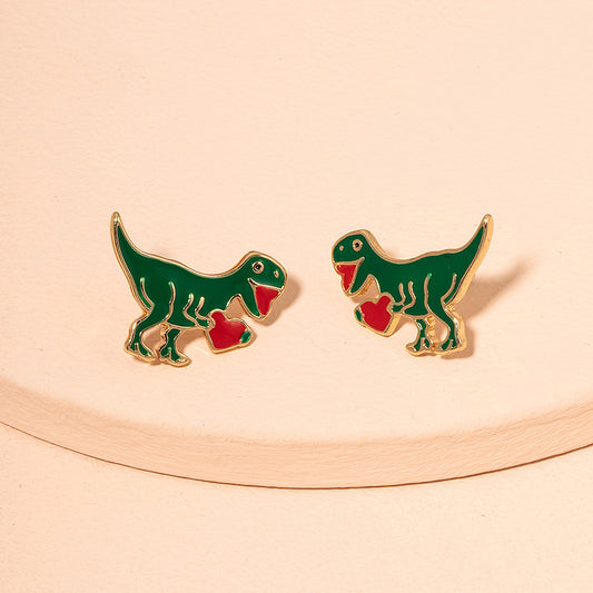 Acrylic Dinosaur Earrings MIC-HLM025