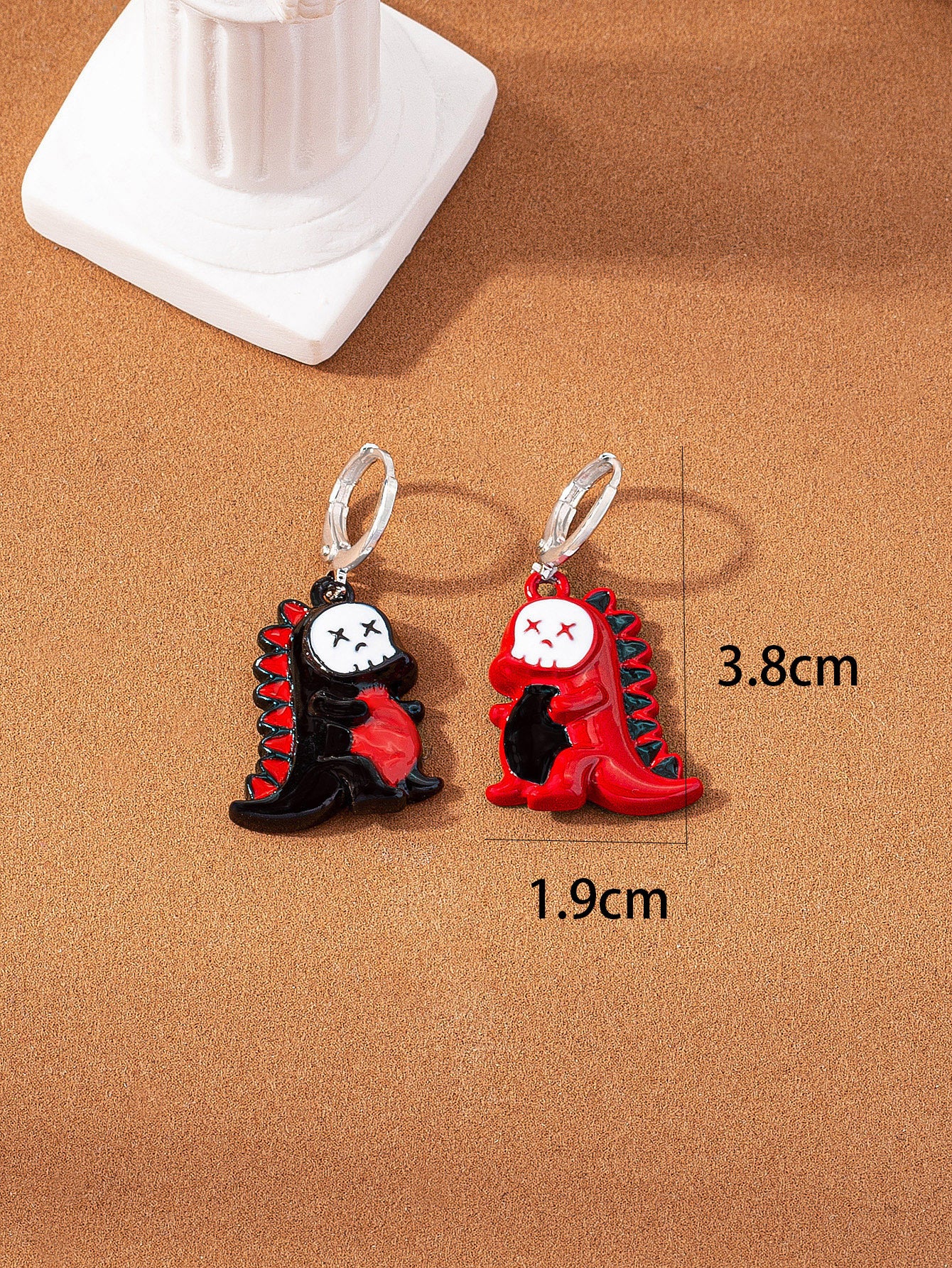 Alloy Dinosaur Earrings MIC-RMM008