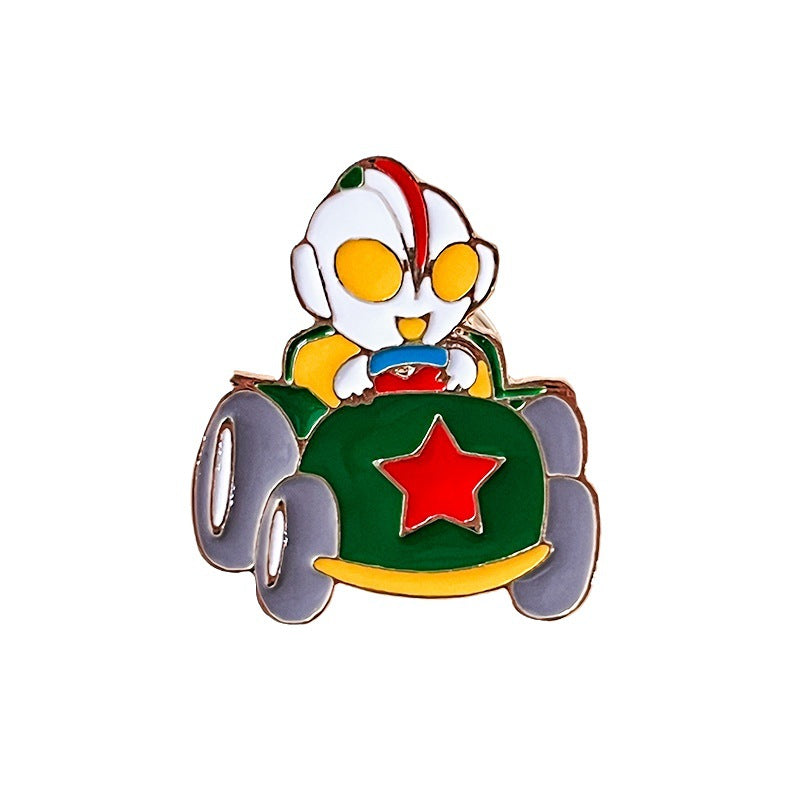 Alloy new Mario racing brooch (Minimo de compra 2) MIC-DongQ023