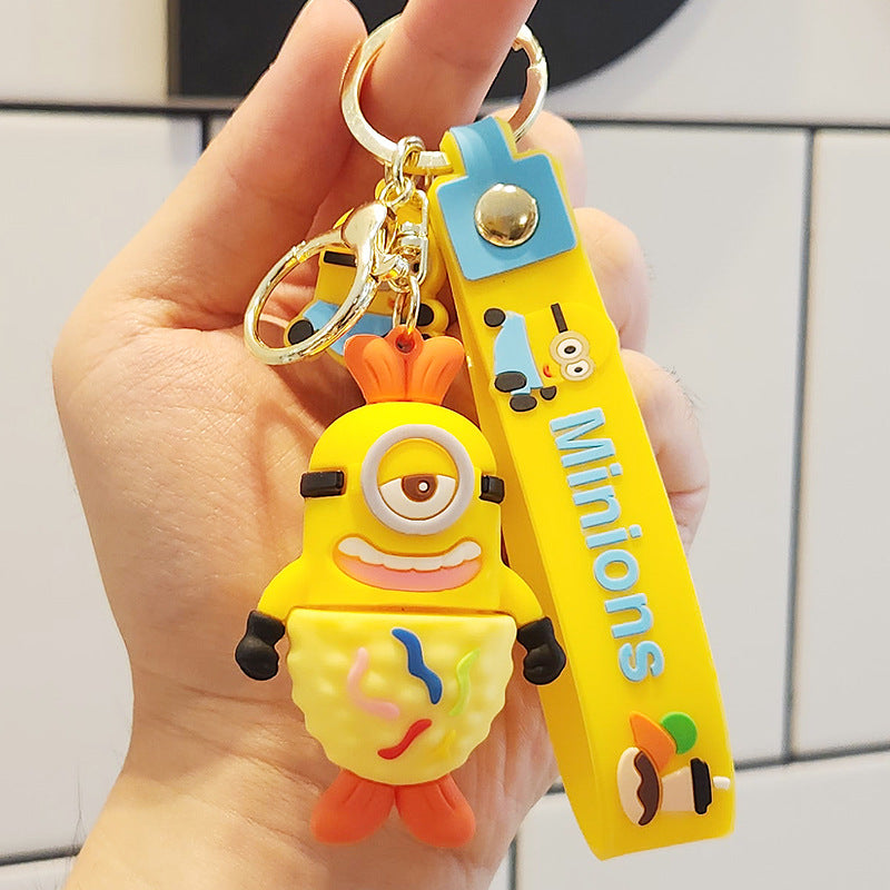 PVC New Style Little Yellow Person Keychain MIC-ZhuoJ006