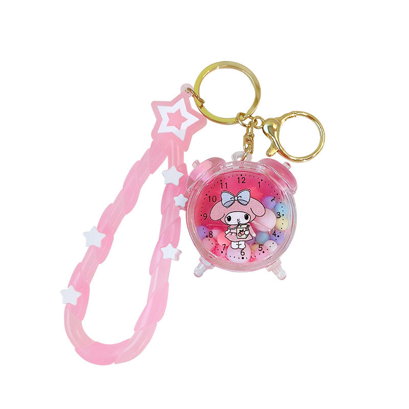 PVC cute quicksand bottle keychain MYA-YanG015