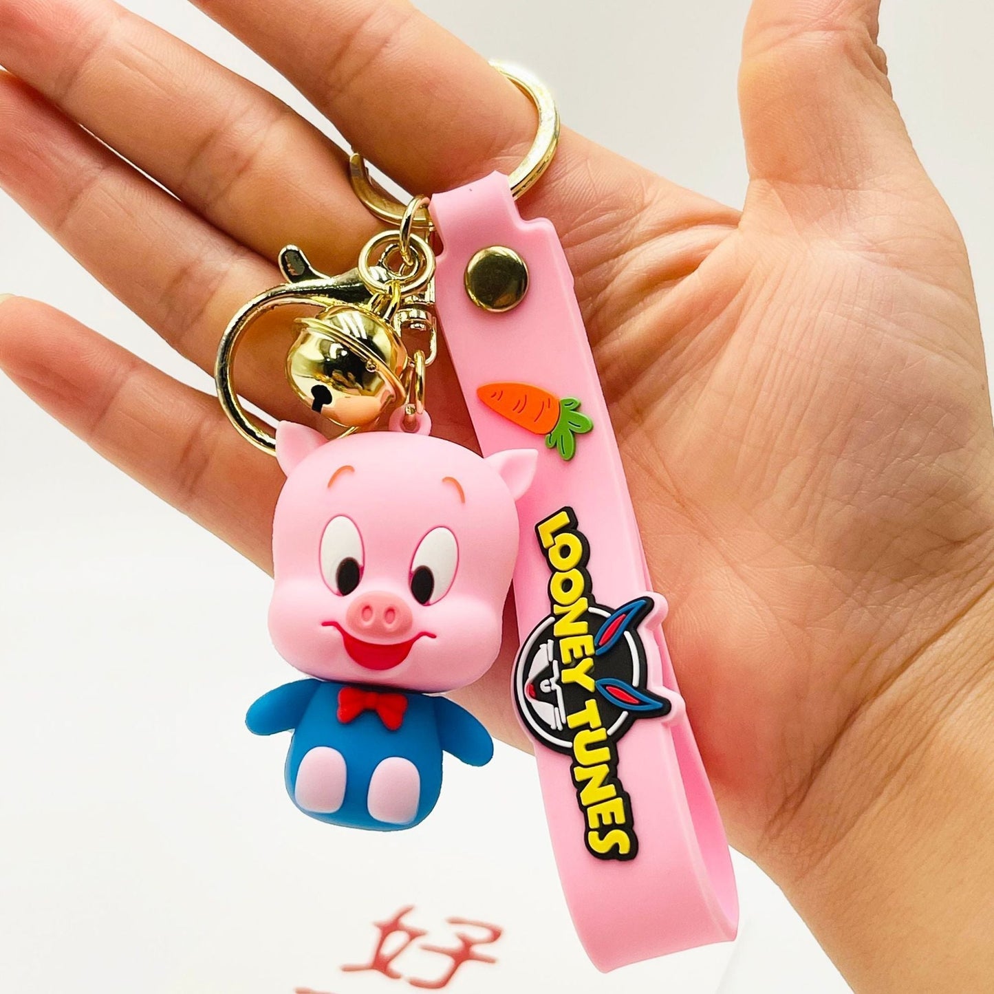 Keychains PVC Bunny Cartoon Cute (M) XiangY040